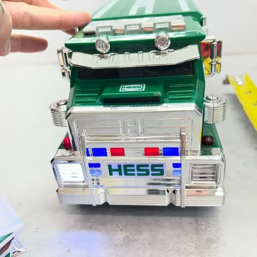 Hess 2023 Police Truck and Cruiser Collectible Toy Set With Lights And Sirens